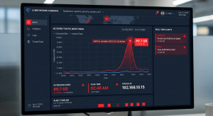 Data breach warning dashboard